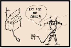 Grid independence fee